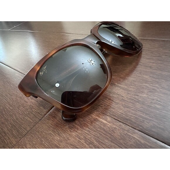 Maui Jim MJ739-02B Heliconia Sunglasses Brown Tortoise Square Frames 53 21 140